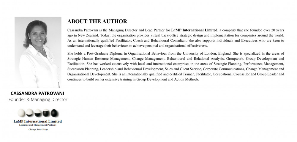 Cassandra Patrovani - Founder of LaMP International Limited